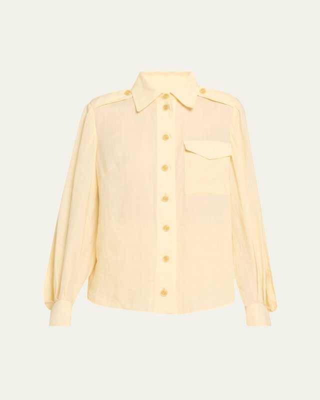 Ramie Utility Shirt